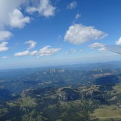 Flugwegposition um 12:16:53: Aufgenommen in der Nähe von Gemeinde Neuberg an der Mürz, 8692, Österreich in 2482 Meter